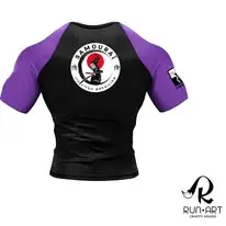 rashguards noir et violet