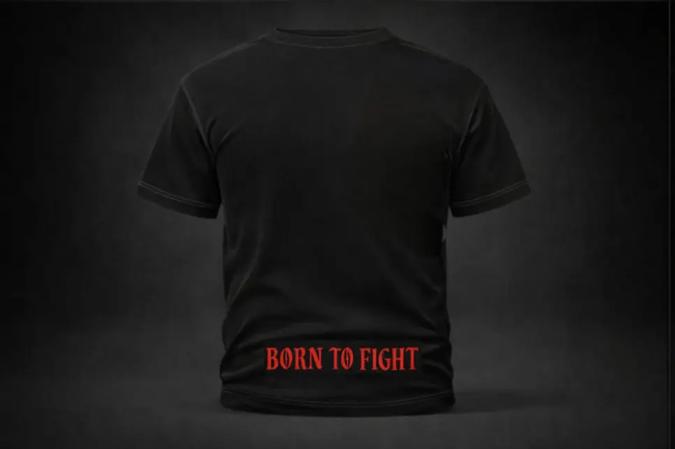 t shirt 100% coton édition samourai