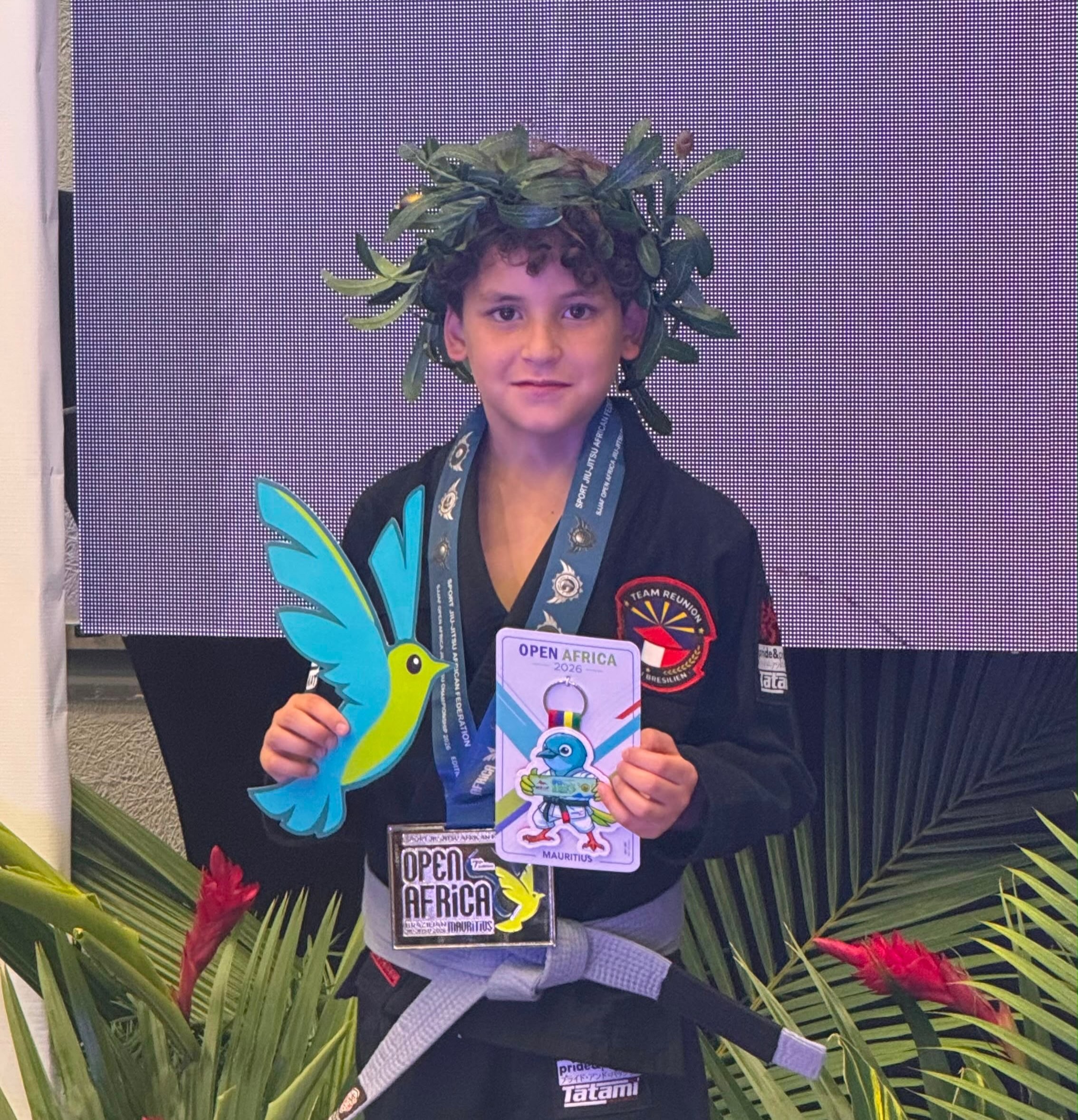 Photo publiée par JJB Les Samouraï — Résultats Kids — Open Africa 2026 🇲🇺🥋🇷🇪 Une aventure de fous pour nos Kids de La Réunion à l’Open Africa 2026, qui s’est