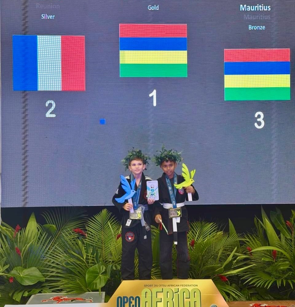 Photo publiée par JJB Les Samouraï — Résultats Kids — Open Africa 2026 🇲🇺🥋🇷🇪 Une aventure de fous pour nos Kids de La Réunion à l’Open Africa 2026, qui s’est