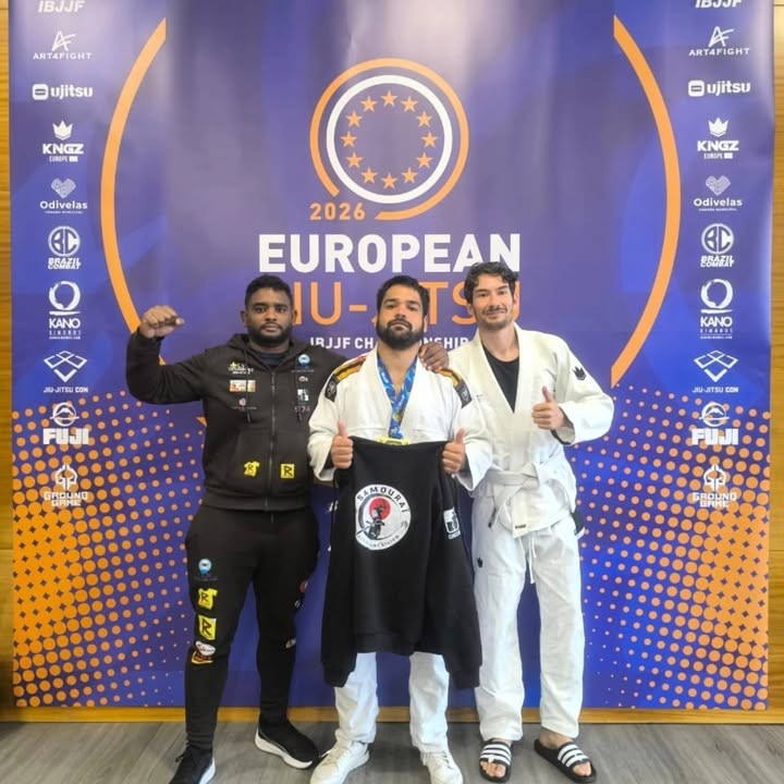 Photo publiée par JJB Les Samouraï — ***Championnat Europe IBJJF Lisbonne 2026 🇪🇺🥋*** Félicitations à nos combattant qui ont fièrement représenter la team sa