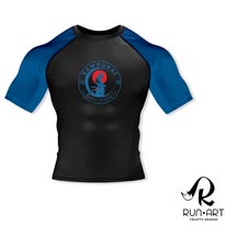 rashguards noir et bleu