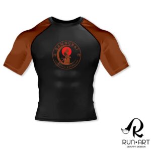 rashguards noir et marron