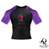 rashguards noir et violet